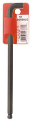 Bondhus - 6mm Hex, Short Arm, Ball End Hex Key - 5-23/32" OAL, Protanium High Torque Steel, Metric System of Measurement - All Tool & Supply