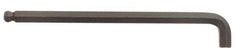 Bondhus - 8mm Hex, Short Arm, Ball End Hex Key - 6-11/16" OAL, Protanium High Torque Steel, Metric System of Measurement - All Tool & Supply