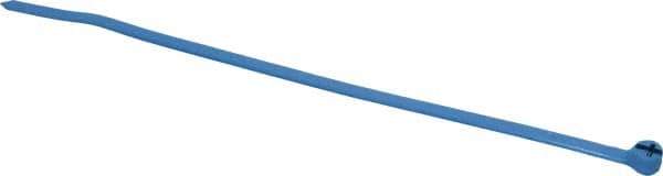 Thomas & Betts - 7.31" Long Blue Nylon Standard Cable Tie - 50 Lb Tensile Strength, 1.22mm Thick, 44.45mm Max Bundle Diam - All Tool & Supply