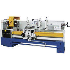 Summit - 28-1/2" Swing, 80" Between Centers, 120 Volt, Triple Phase Toolroom Lathe - 6MT Taper, 15 hp, 20 to 1,250 RPM, 4-1/8" Bore Diam, 48" Deep x 70" High x 156" Long - All Tool & Supply