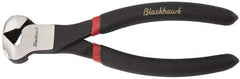 Blackhawk by Proto - 6-5/8" OAL, 12 AWG Capacity, End Cutting Pliers - 5/16" Jaw Length x 1-3/4" Jaw Width, Cushion Grip Handle - All Tool & Supply