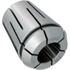 Techniks - 5/8" ER40 Coolant Collet - 1.811" OAL, 1.61" Overall Diam - Exact Industrial Supply