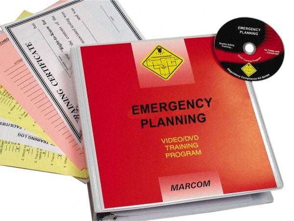 Marcom - Emergency Planning, Multimedia Training Kit - DVD, English - All Tool & Supply