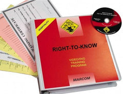 Marcom - Right to Know for Hospitality Industry, Multimedia Training Kit - 21 Minute Run Time DVD, English and Spanish - All Tool & Supply