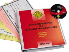 Marcom - OSHA Recordkeeping for Managers and Supervisors, Multimedia Training Kit - 20 Minute Run Time DVD, English and Spanish - All Tool & Supply