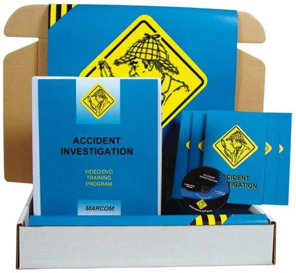 Marcom - Accident Investigation, Multimedia Training Kit - 13 Minute Run Time DVD, English and Spanish - All Tool & Supply