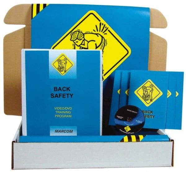 Marcom - Back Safety, Multimedia Training Kit - DVD, English and Spanish - All Tool & Supply