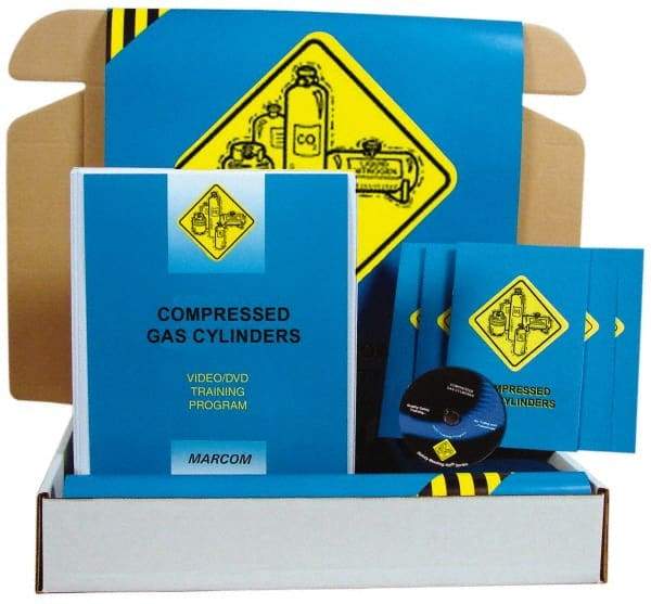 Marcom - Compressed Gas Cylinders, Multimedia Training Kit - 12 Minute Run Time DVD, English and Spanish - All Tool & Supply