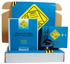 Marcom - The ANSI Material Safety Data Sheet, Multimedia Training Kit - 13 Minute Run Time DVD, English and Spanish - All Tool & Supply