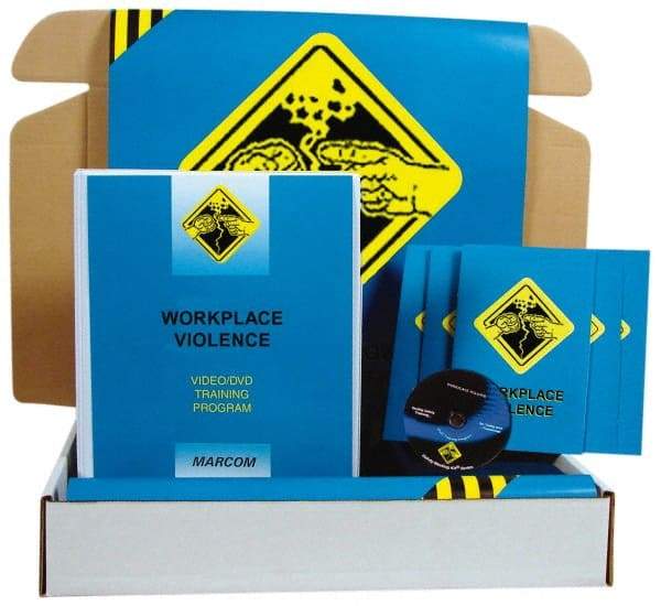 Marcom - Workplace Violence, Multimedia Training Kit - 14 Minute Run Time DVD, English and Spanish - All Tool & Supply