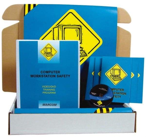 Marcom - Computer Workstation Safety, Multimedia Training Kit - 18 Minute Run Time DVD, English and Spanish - All Tool & Supply