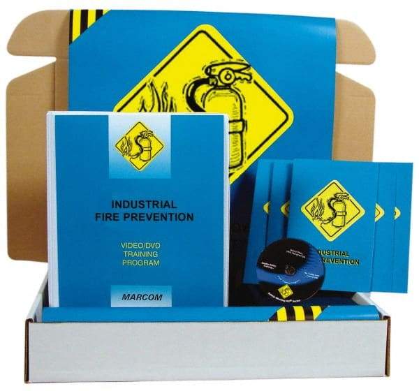 Marcom - Industrial Fire Prevention, Multimedia Training Kit - 22 Minute Run Time DVD, English and Spanish - All Tool & Supply