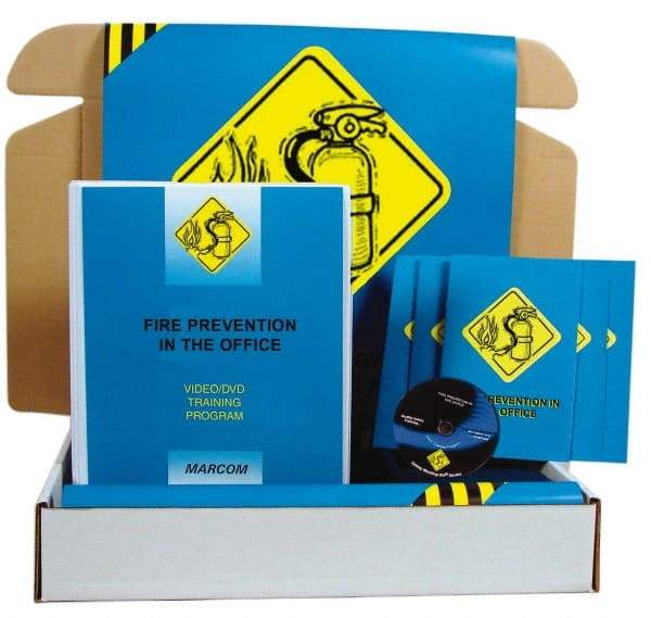 Marcom - Fire Prevention in the Office, Multimedia Training Kit - 16 Minute Run Time DVD, English and Spanish - All Tool & Supply