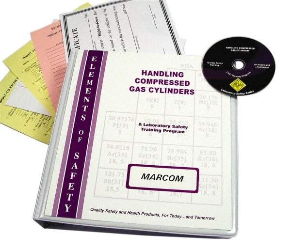 Marcom - Handling of Compressed Gas Cylinders, Multimedia Training Kit - DVD, English - All Tool & Supply