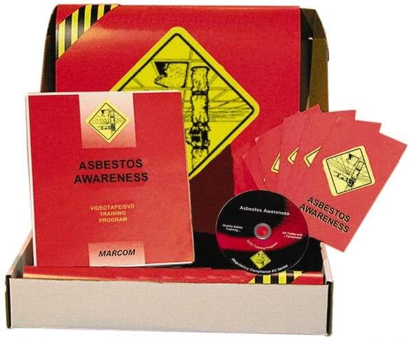 Marcom - Asbestos Awareness, Multimedia Training Kit - 14 Minute Run Time DVD, English and Spanish - All Tool & Supply