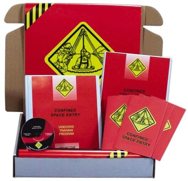 Marcom - Confined Space Entry, Multimedia Training Kit - 19 Minute Run Time DVD, English and Spanish - All Tool & Supply