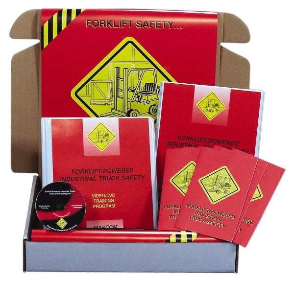 Marcom - Forklift, Powered Industrial Truck Safety, Multimedia Training Kit - 28 Minute Run Time DVD, English and Spanish - All Tool & Supply