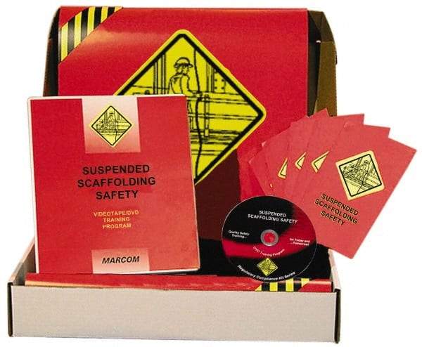 Marcom - Suspended Scaffolding Safety, Multimedia Training Kit - 20 Minute Run Time DVD, English and Spanish - All Tool & Supply