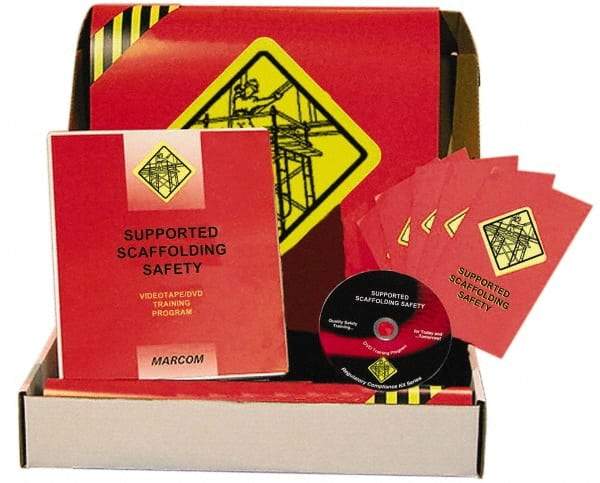 Marcom - Supported Scaffolding Safety, Multimedia Training Kit - 20 Minute Run Time DVD, English and Spanish - All Tool & Supply