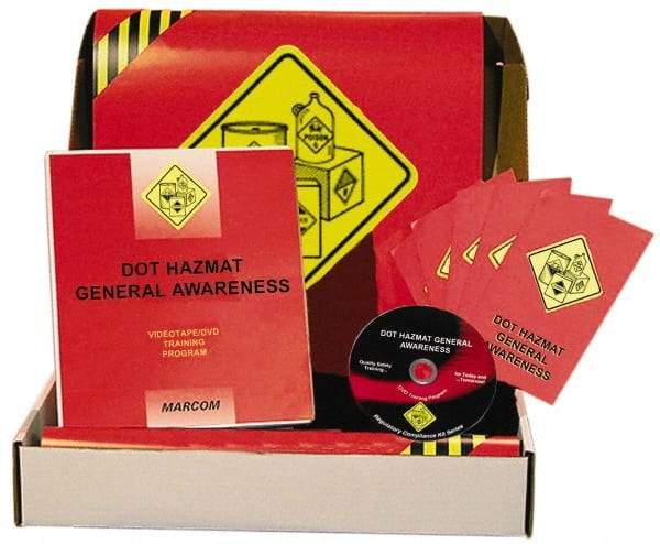 Marcom - DOT HazMat General Awareness, Multimedia Training Kit - 17 Minute Run Time DVD, English and Spanish - All Tool & Supply