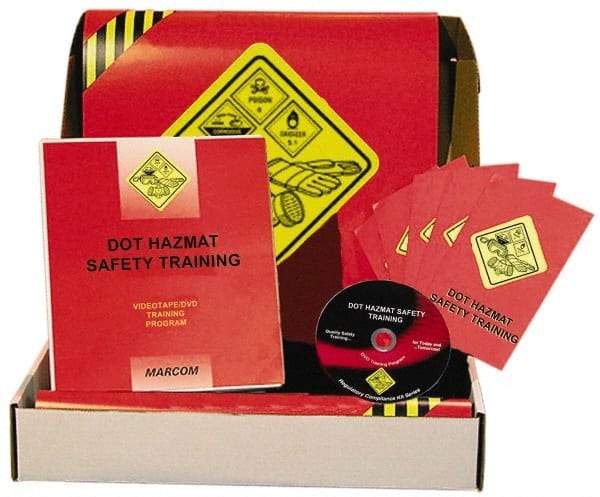 Marcom - DOT HazMat Safety, Multimedia Training Kit - 18 Minute Run Time DVD, English and Spanish - All Tool & Supply