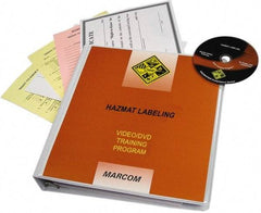 Marcom - HazMat Labeling, Multimedia Training Kit - 21 min Run Time DVD, English & Spanish - All Tool & Supply