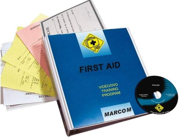 Marcom - First Aid, Multimedia Training Kit - 13 Minute Run Time DVD, English and Spanish - All Tool & Supply