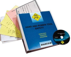 Marcom - Hand and Power Tool Safety, Multimedia Training Kit - 18 Minute Run Time DVD, English and Spanish - All Tool & Supply