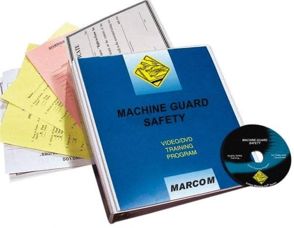 Marcom - Machine Guard Safety, Multimedia Training Kit - 19 Minute Run Time DVD, English and Spanish - All Tool & Supply