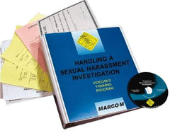 Marcom - Handling a Sexual Harassment Investigation, Multimedia Training Kit - 20 Minute Run Time DVD, English and Spanish - All Tool & Supply