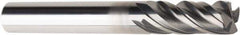 American Tool Service - 1/4", 4 Flute, Single End, Solid Carbide, 0.02" Corner Radius End Mill - 2-1/2" OAL, Right Hand Flute, 1" LOC, Right Hand Cut - All Tool & Supply