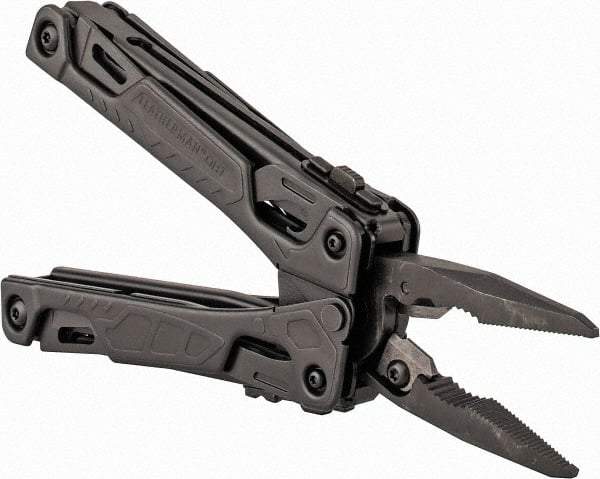 Leatherman - 16 Piece, Multi-Tool Set - Black, 6-1/2" OAL, 4-1/2" Closed Length - All Tool & Supply