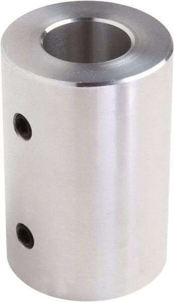 Climax Metal Products - 5/8" Inside x 1-1/4" Outside Diam, Set Screw Rigid Coupling - 2" Long - All Tool & Supply