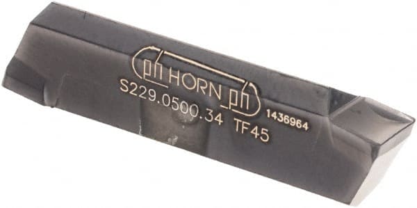 HORN - S2290500 Grade TF45 0.197" Cutting Width Carbide Grooving Insert - All Tool & Supply