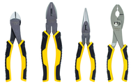 STANLEY® 4 Piece Bi-Material Plier Set - All Tool & Supply