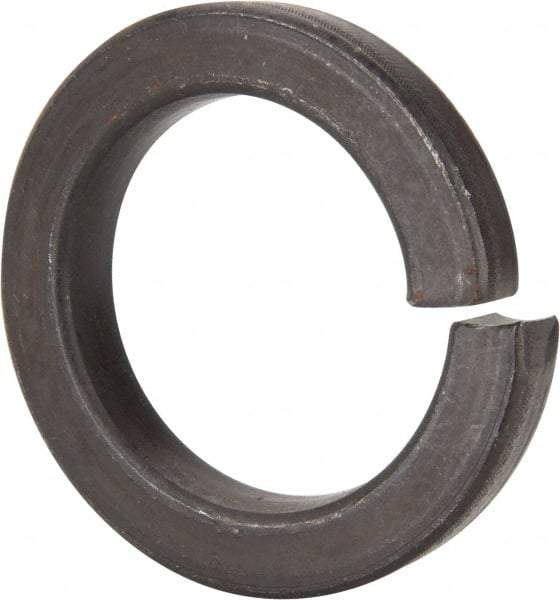 Value Collection - 1-7/8", 1.883" ID, 0.422" Thick Split Lock Washer - Grade 8 Spring Steel, Uncoated, 1.883" Min ID, 1.914" Max ID, 2.811" Max OD - All Tool & Supply