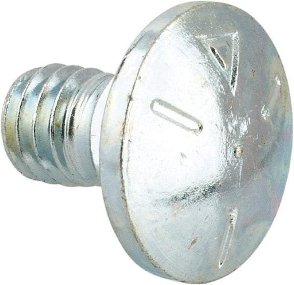 Value Collection - 5/16-18 UNC 1/2" Length Under Head, Standard Square Neck, Carriage Bolt - Grade 5 Steel, Zinc-Plated Finish - All Tool & Supply