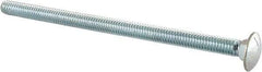 Value Collection - 5/16-18 UNC 5-1/2" Length Under Head, Standard Square Neck, Carriage Bolt - Grade 5 Steel, Zinc-Plated Finish - All Tool & Supply