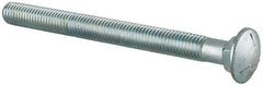 Value Collection - 5/8-11 UNC 7" Length Under Head, Standard Square Neck, Carriage Bolt - Grade 5 Steel, Zinc-Plated Finish - All Tool & Supply