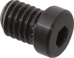 Mitee-Bite - 3/8-16, 1/2" Length, Carbon Steel, Black Oxide Finish, Cam Clamp Screw - 3/16" Drive, Use with Mitee-Bite Fixture Clamps - All Tool & Supply