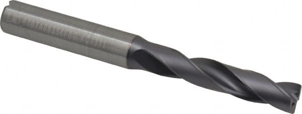 Kennametal - 21/64" 180° Spiral Flute Solid Carbide Screw Machine Drill Bit - All Tool & Supply