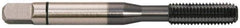 Balax - M4x0.70 Metric Coarse 6H D7 Thread Limit Bottoming Thread Forming Tap - Powdered Metal High Speed Steel, TiCN Finish, 2-1/8" OAL, 0.47" Thread Length, Right Hand Thread, Series BXSTEEL - All Tool & Supply