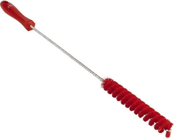 Vikan - 3/4" Diam Polyester Valve Brush - 19-5/8" OAL, 5-3/4" Head Length, Polypropylene & Stainless Steel Handle - All Tool & Supply