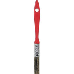 Rubberset - 1/2" Flat Hog Chip Brush - Wood Beavertail Handle - All Tool & Supply