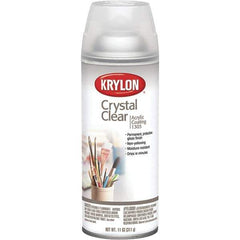 Krylon - Crystal Clear, Gloss, Acrylic Coating Spray Paint - 15 to 20 Sq Ft per Can, 11 oz Container - All Tool & Supply