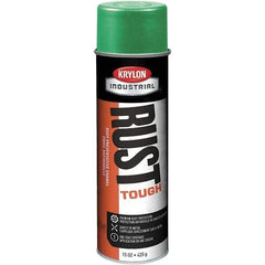 Krylon - Bright Green, 15 oz Net Fill, High Gloss, Enamel Spray Paint - 30 to 35 Sq Ft per Can, 20 oz Container - All Tool & Supply