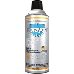 Sprayon - 16 Ounce Aerosol Can, Clear, General Purpose Mold Release - Food Grade, Silicone Composition - All Tool & Supply