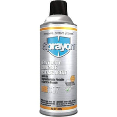 Sprayon - 16 Ounce Aerosol Can, Clear, Heavy-Duty Mold Release - Silicone Composition - All Tool & Supply