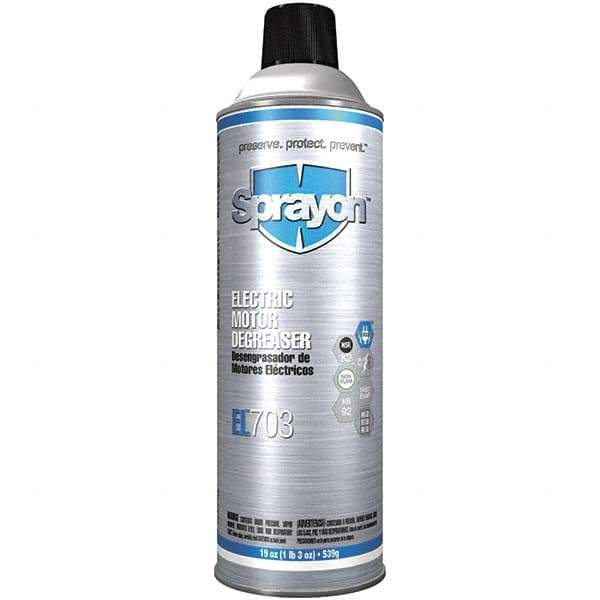 Sprayon - 19 Ounce Aerosol Electrical Grade Cleaner/Degreaser - Nonflammable - All Tool & Supply