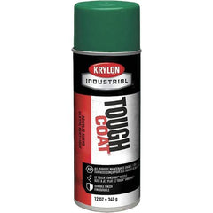 Krylon - Machinery Green, 12 oz Net Fill, High Gloss, Enamel Spray Paint - 20 to 25 Sq Ft per Can, 16 oz Container, Use on Conduits, Ducts, Electrical Equipment, Machinery, Metal, Motors, Pipelines & Marking Areas, Railings, Steel Bars, Tool Boxes, Tools - All Tool & Supply